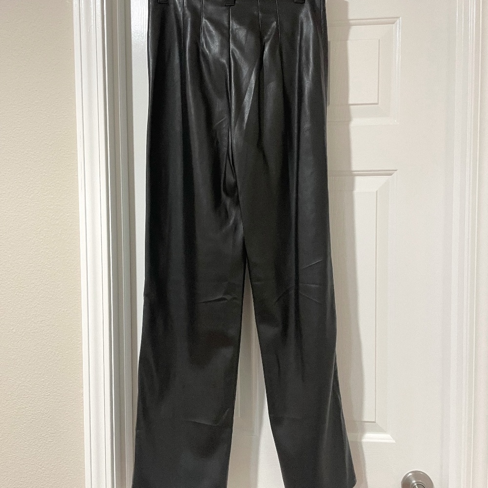 Lulu's High Waist Faux Leather Pant